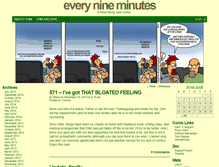 Tablet Screenshot of everynineminutes.com